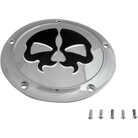 DRAG SPECIALTIES Split Skull Derby Cover Chrome