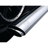 VANCE & HINES 3" Twin Slash Slip-On Muffler Chrome 16361