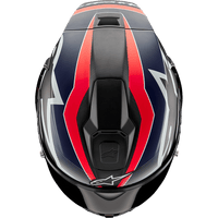 ALPINESTARS Supertech R10 Helmet Team Matte Black/Carbon Red Fluo/Blue XS 82002241383XS