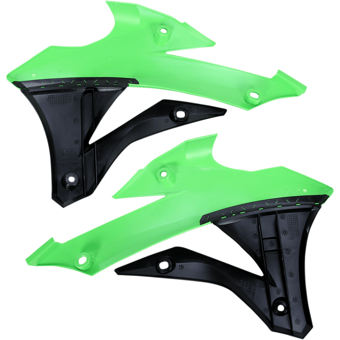 ACERBIS Radiator Shrouds Green/Black