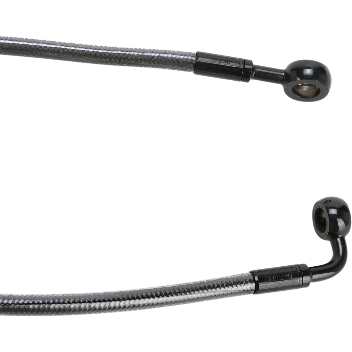 MAGNUM SHIELDING Brake Line 180/90° 38" Black Pearl 46438SW