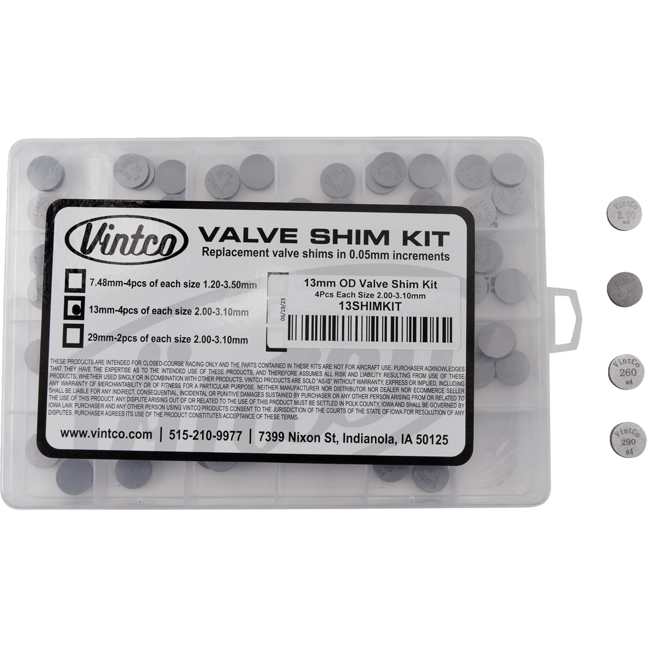 VINTCO Vintage Shim Kit 13SHIMKIT