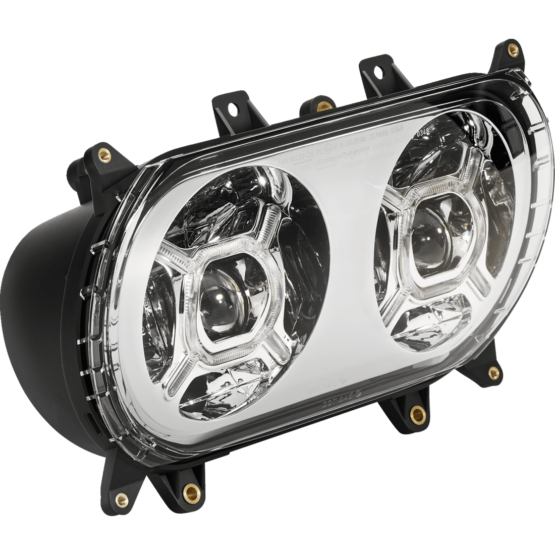 CUSTOM DYNAMICS LED Headlight Chrome Road Glide CDRGHC