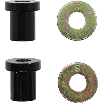 LA CHOPPERS Riser Bushings Solid Black