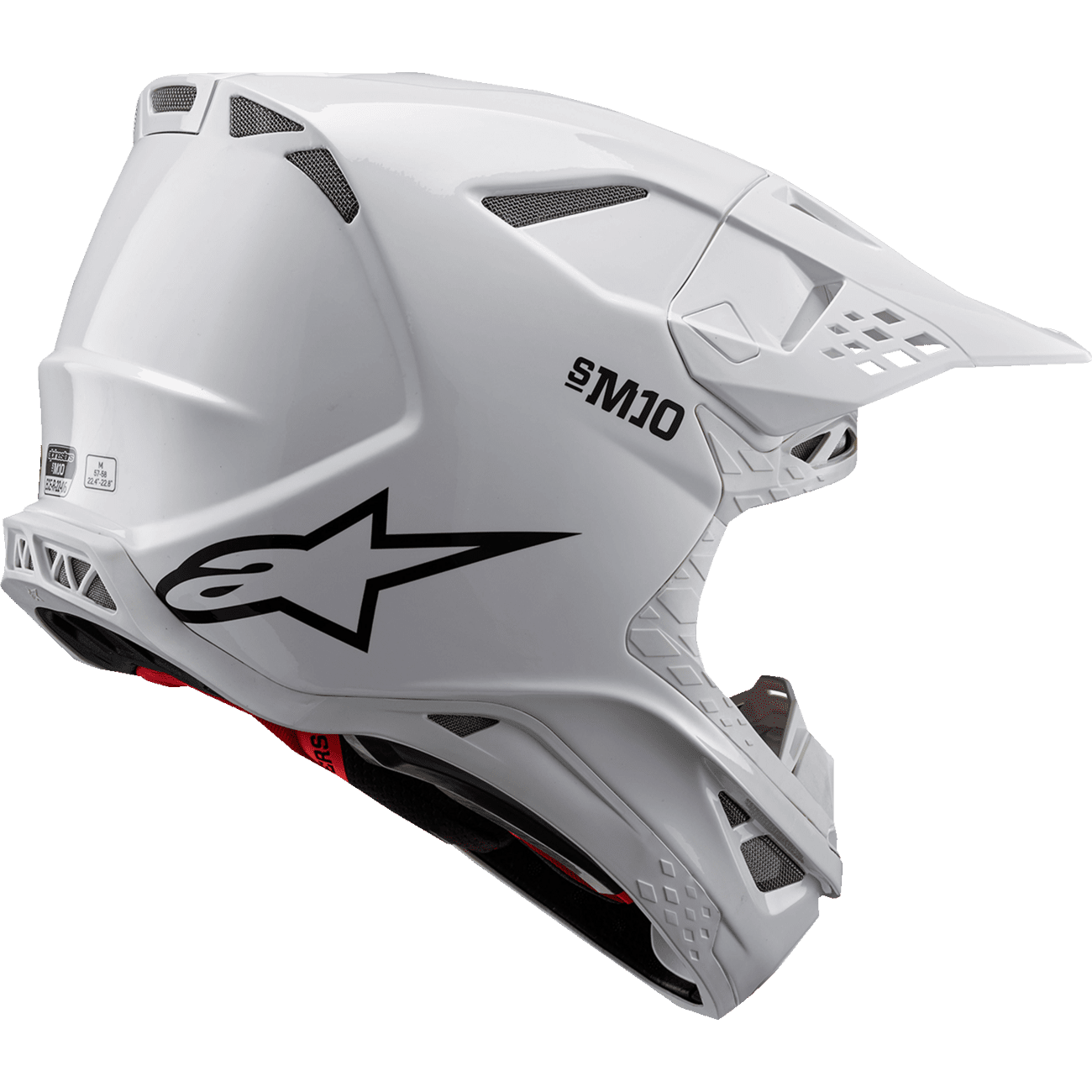 ALPINESTARS Supertech M10 Helmet Solid MIPS® Gloss White Medium 83003232180M