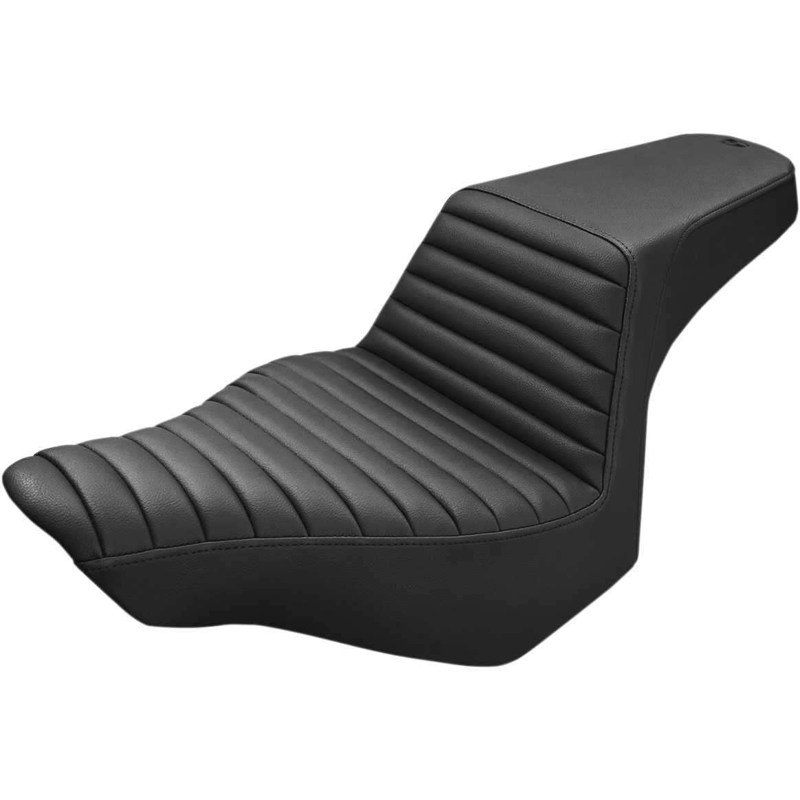 SADDLEMEN Step-Up Seat Front Tuck-n-Roll Black FXSB 81327171