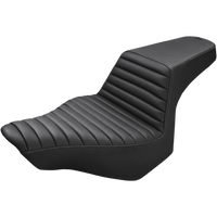 SADDLEMEN Step-Up Seat Front Tuck-n-Roll Black FXSB 81327171