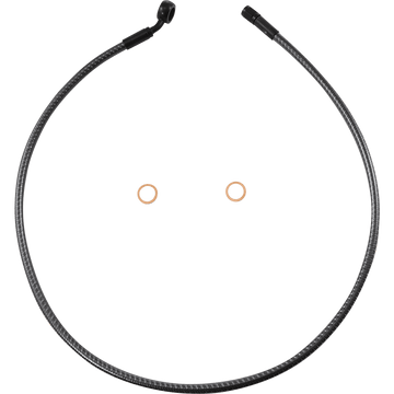 MAGNUM SHIELDING Brake Line Front 12 mm 35° 34" KARBONFIBR AS778134