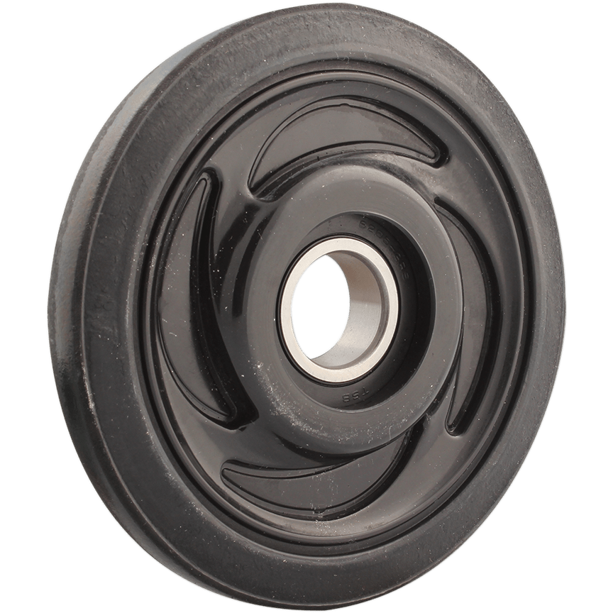 KIMPEX Idler Wheel with Bearing 6205-2RS Without Insert Black Group 8 5.35" OD x 1" ID