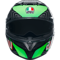 AGV K3 Helmet Kamaleon Black/Red/Green Small 2118381004013S