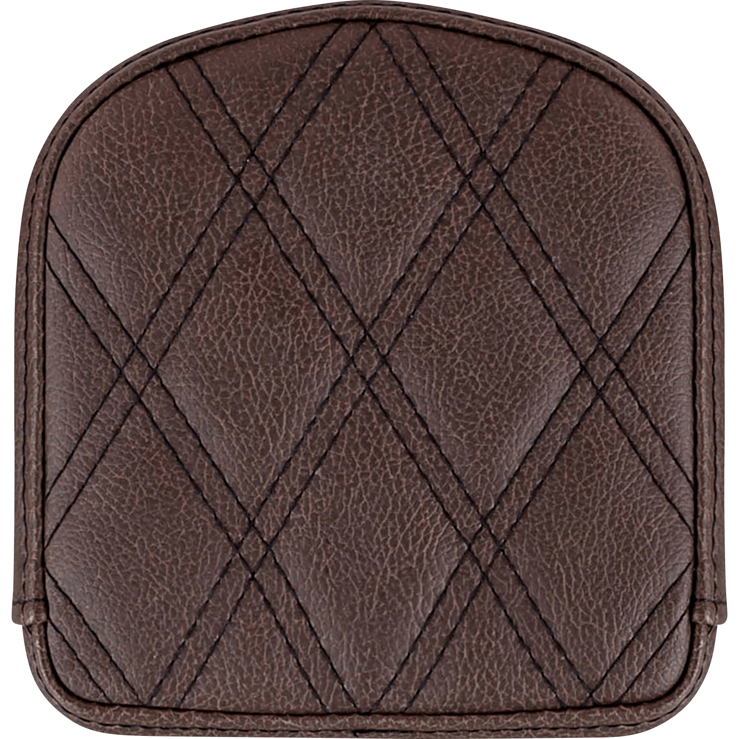 SADDLEMEN Sissy Bar Pad Lattice Stitched Brown 040845