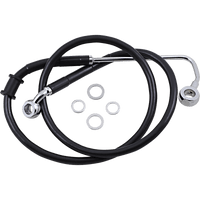 DRAG SPECIALTIES Brake Line +6" Black '15-'17 Softail