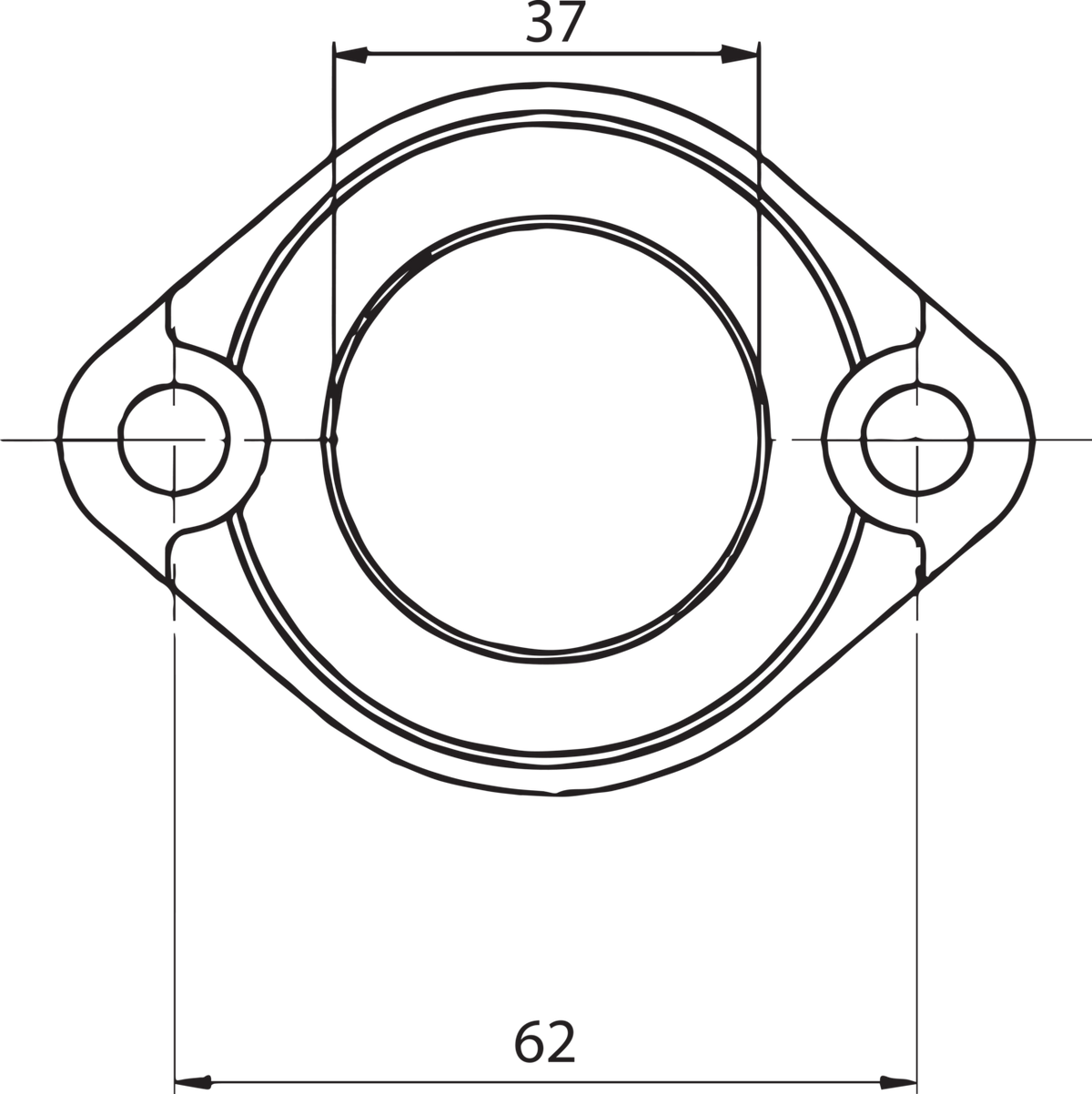 KIMPEX Carburetor Mounting Flange Polaris