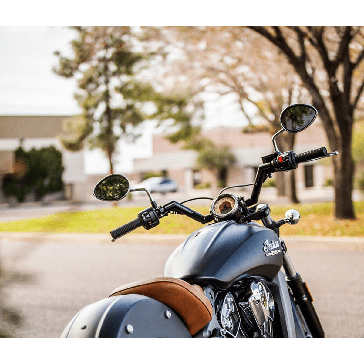 TRASK Handlebar V-Line Indian Scout Black TM2025BK