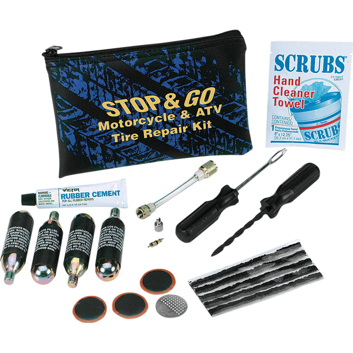 STOP & GO INTERNATIONAL Repair Kit Tire/CO² Cartridge