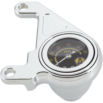 ARLEN NESS Oil Pressure Gauge Kit Radius Chrome 15658