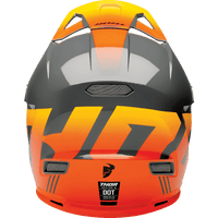 THOR Sector 2 Helmet Carve Charcoal/Orange Small