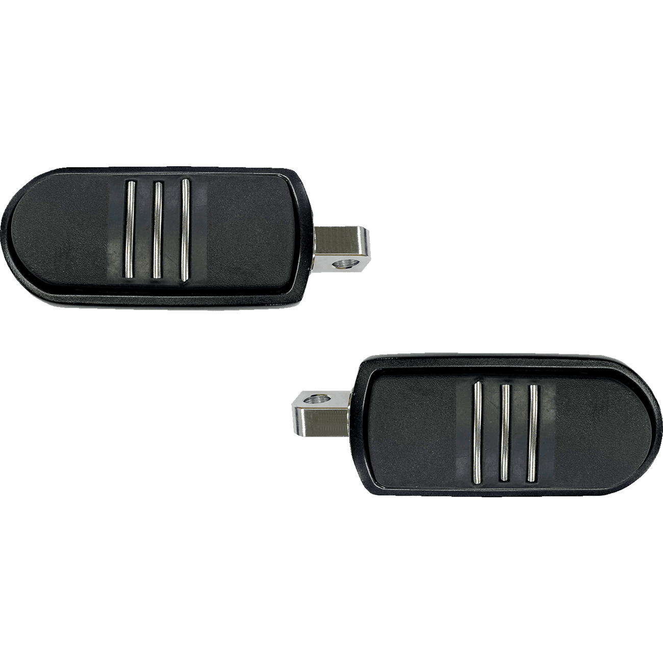 DRAG SPECIALTIES Sweeper Foot Pegs Black FX