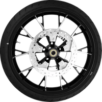 COASTAL MOTO Marlin Front Wheel Black Cut (21") | Rotors (11.8") | Dunlop Tire (130/60B21)