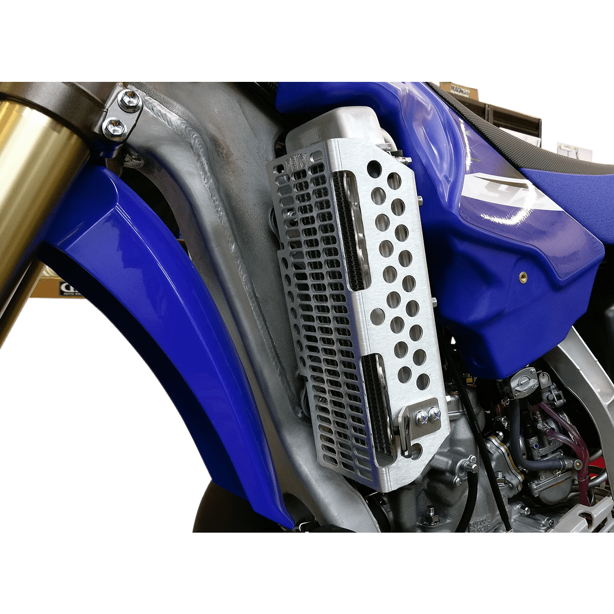 DEVOL Radiator Guards Brushed Aluminum Yamaha 01015404