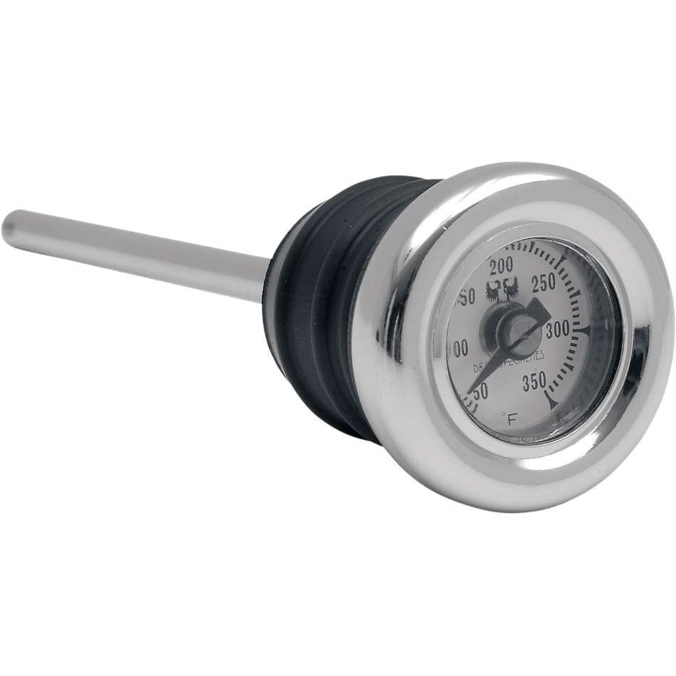 DRAG SPECIALTIES Oil Plug With Temperature Gauge 3.87"