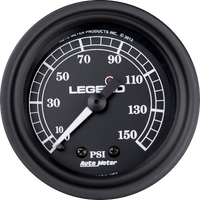 LEGEND SUSPENSION Fairing Mounted LED Backlit PSI Gauges Black 22120484