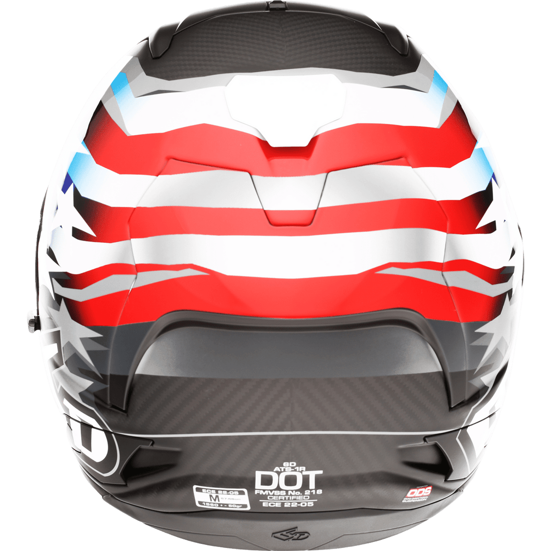 6D HELMETS ATS-1R Helmet Patriot Red/White/Blue Small 300695