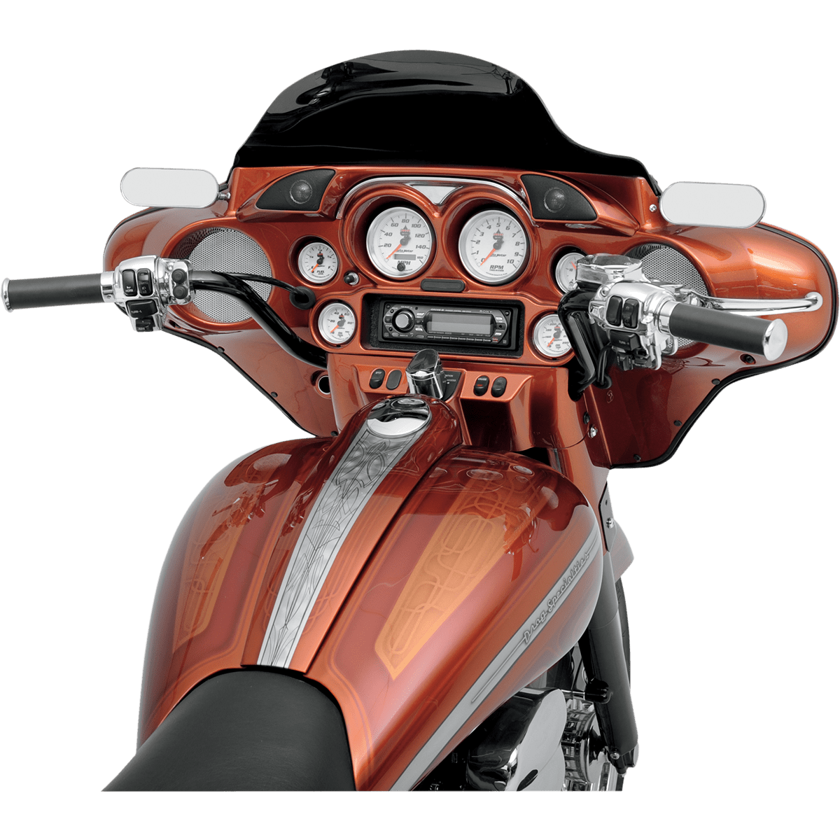 HOGTUNES Dash Trim/Tweeter Pod Harley Davidson HF1