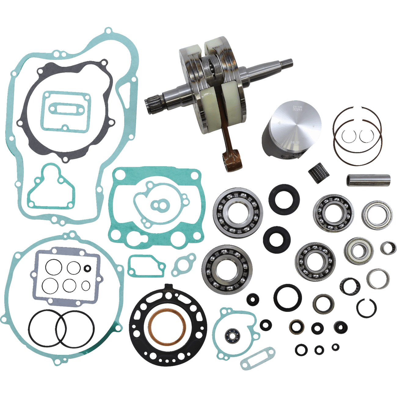 VERTEX Engine Rebuild Kit Kawasaki KX250 WR101115