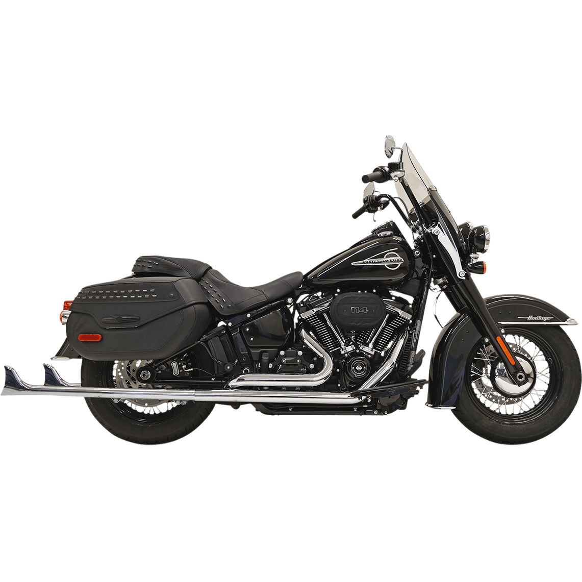 BASSANI XHAUST Fishtail Exhaust without Baffle 36" 1S76E36