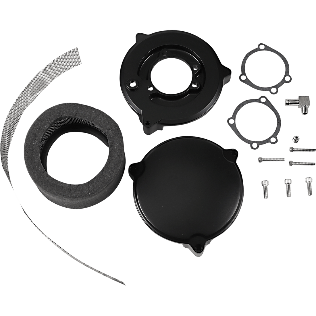 DRAG SPECIALTIES High Performance 6" Dragtron™ II Air Cleaner Kit Black