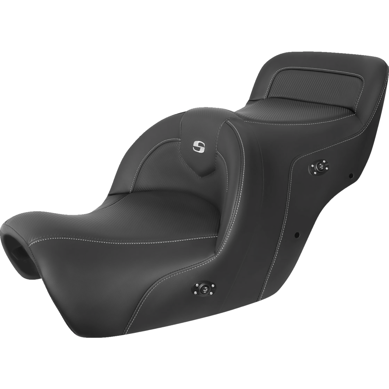 SADDLEMEN Heated Roadsofa™ Seat Carbon Fiber Without Backrest Black H8807185HCT