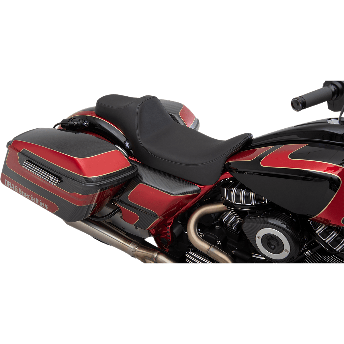 DRAG SPECIALTIES Predator III Seat Extended Smooth FL '08-'23