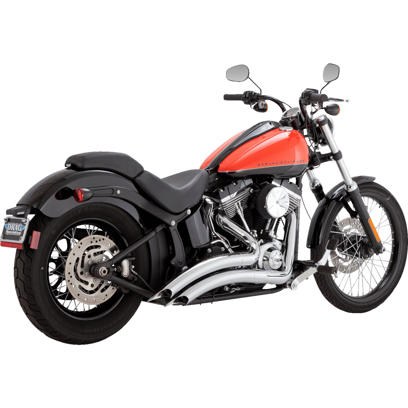 VANCE & HINES 2-into-2 Big Radius Exhaust System Chrome 26079