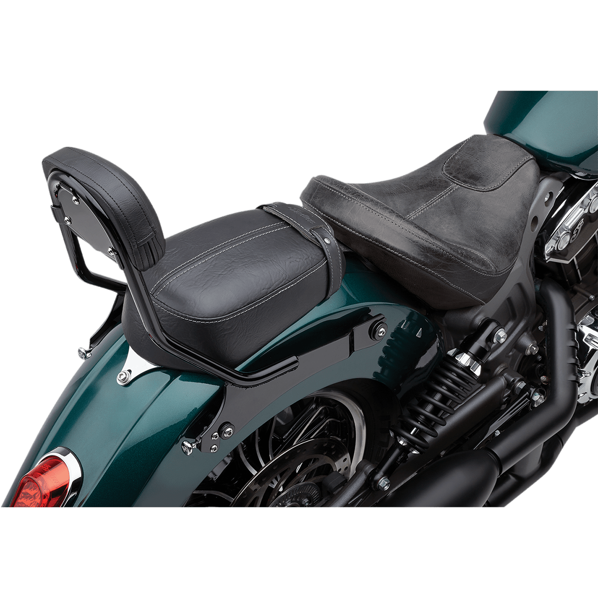 COBRA Detachable Backrest Black Solo Seat Scout 5022211B