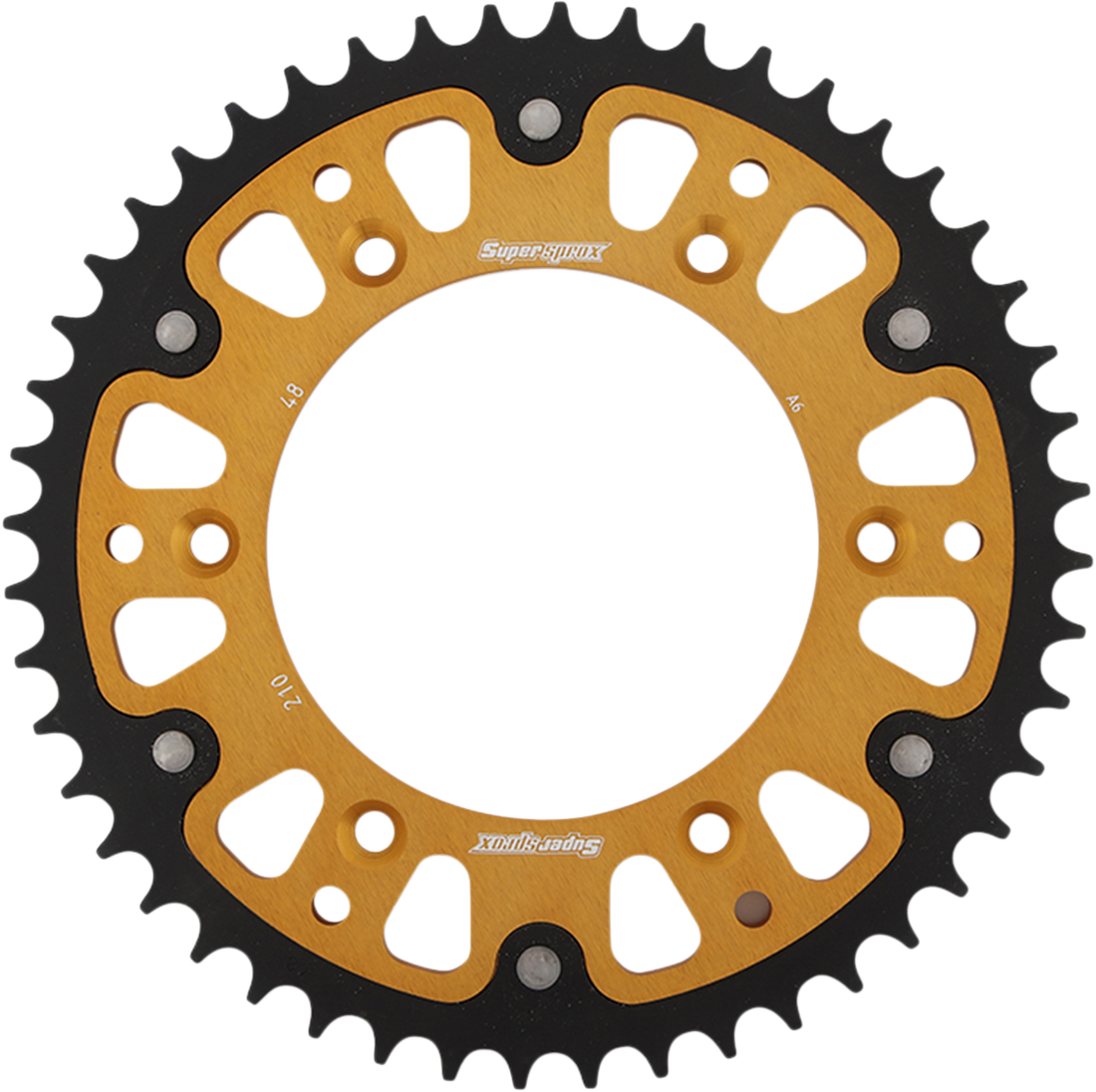 SUPERSPROX Stealth Rear Sprocket 48 Tooth Gold Honda RST21048GLD