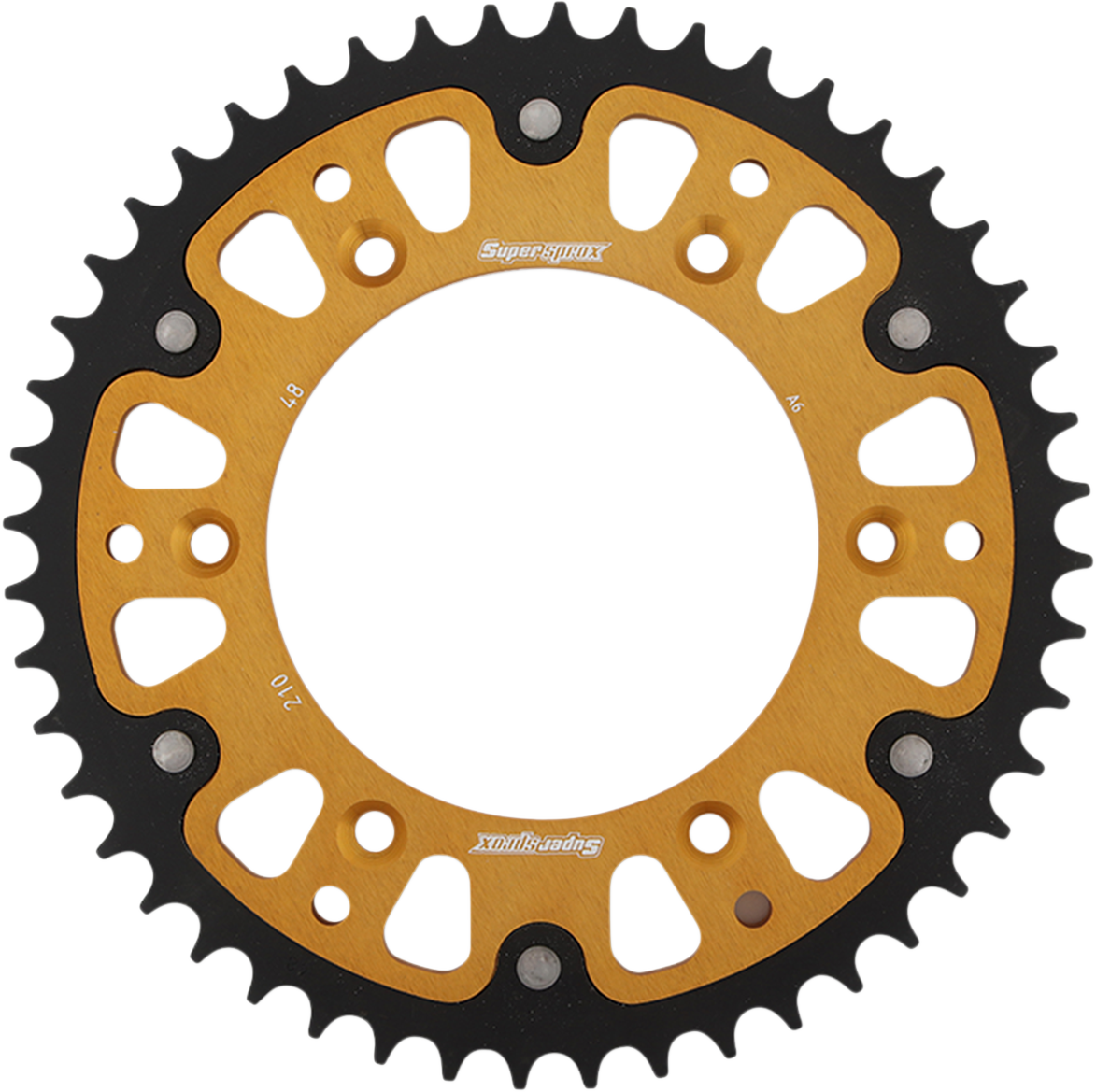 SUPERSPROX Stealth Rear Sprocket 48 Tooth Gold Honda RST21048GLD