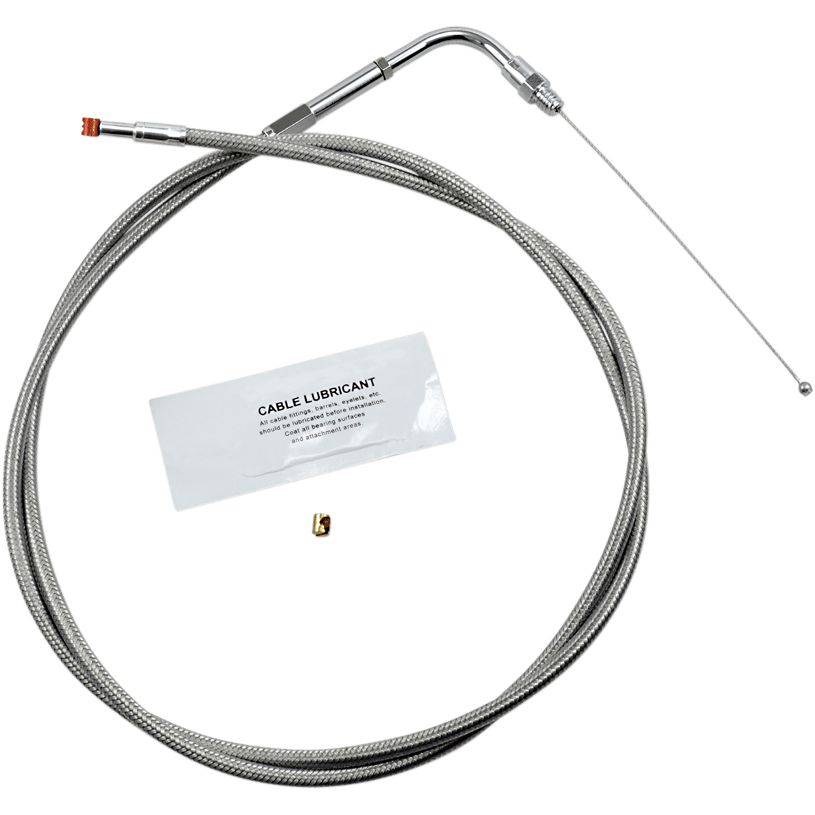 BARNETT Throttle Cable +8" Stainless Steel