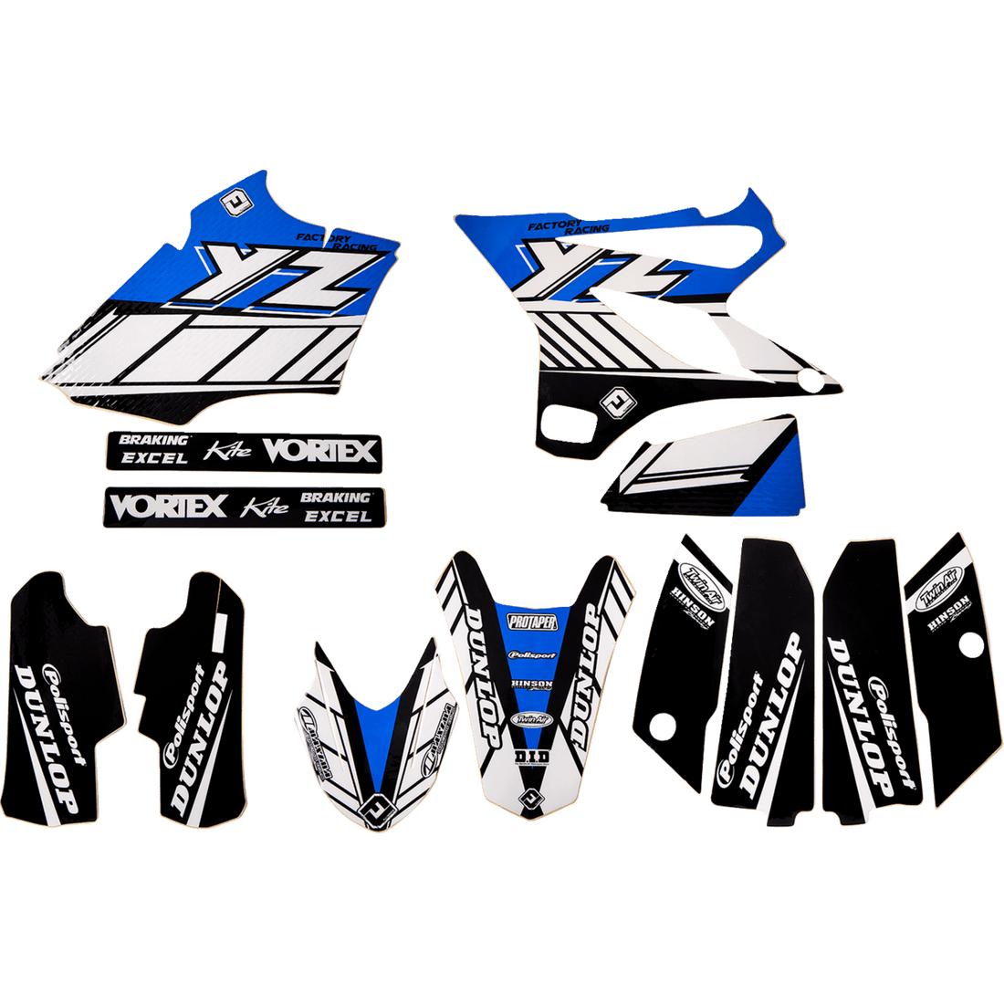 FLU DESIGNS INC. PTS 6 Graphic Kit YZ 125/250 31181