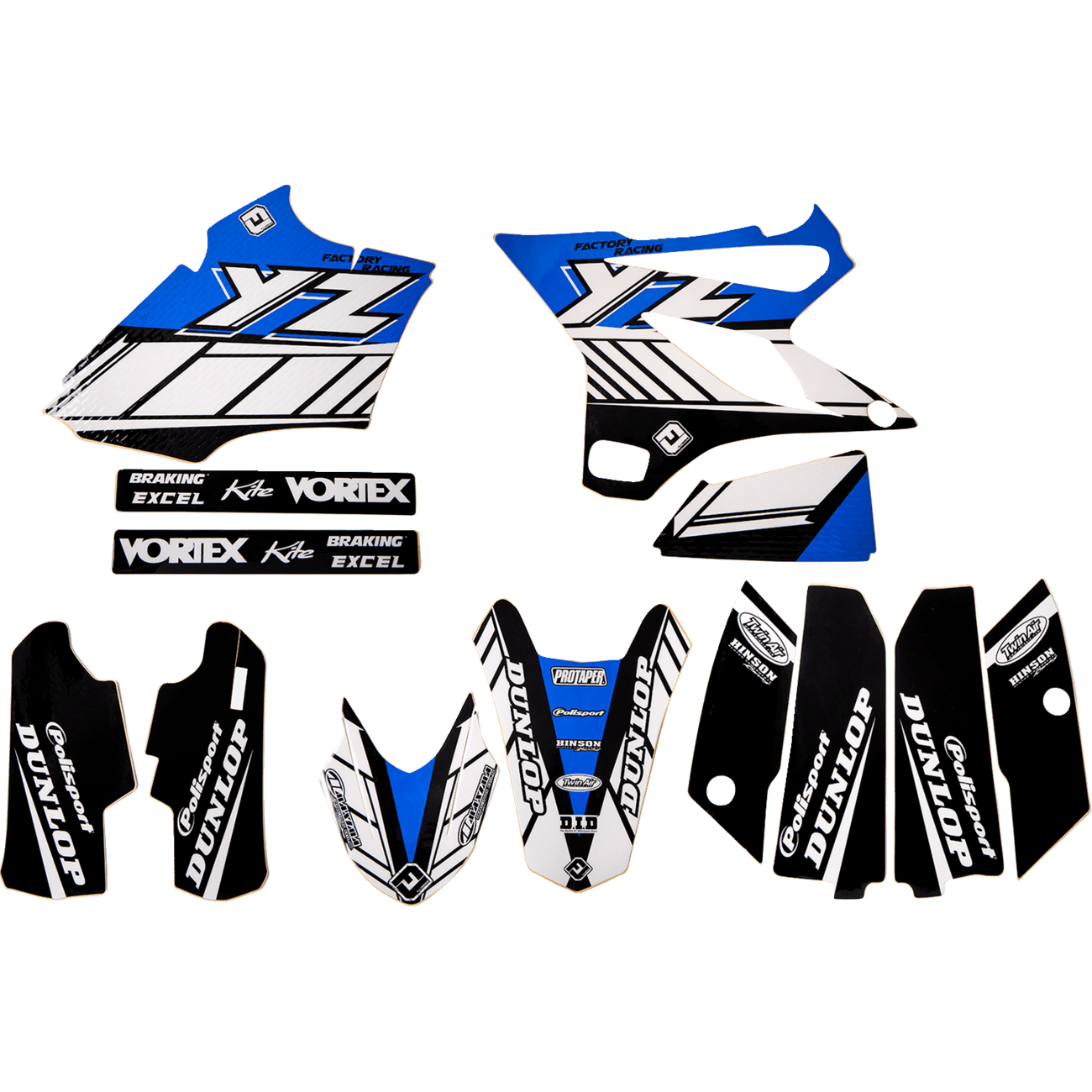 FLU DESIGNS INC. PTS 6 Graphic Kit YZ 125/250 31181