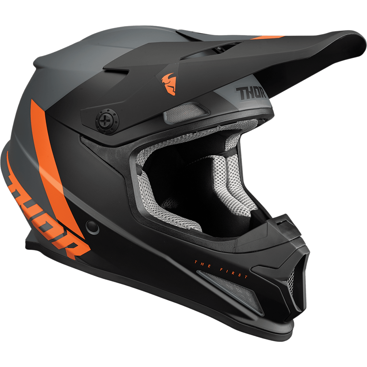 THOR Sector Helmet Chev Charcoal/Orange XS