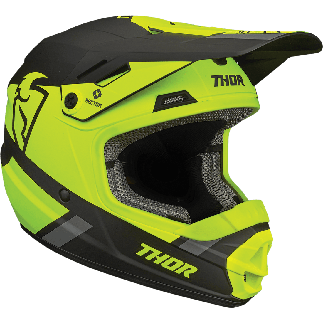 THOR Youth Sector Helmet Split MIPS® Acid/Black Small