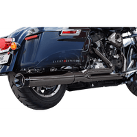 S&S CYCLE 2-into-1 Lava Chrome Sidewinder® Exhaust System Race Only 5501087