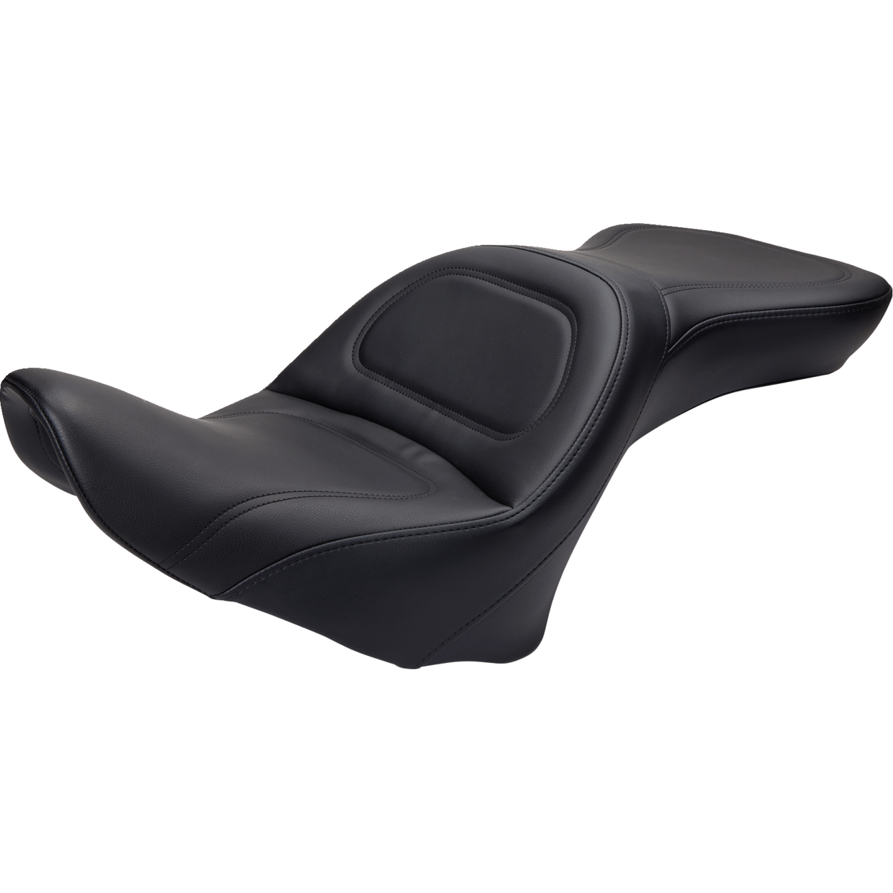 SADDLEMEN Seat Explorer™ Without Backrest Stitched Black FLSTF '07-'17 806120291