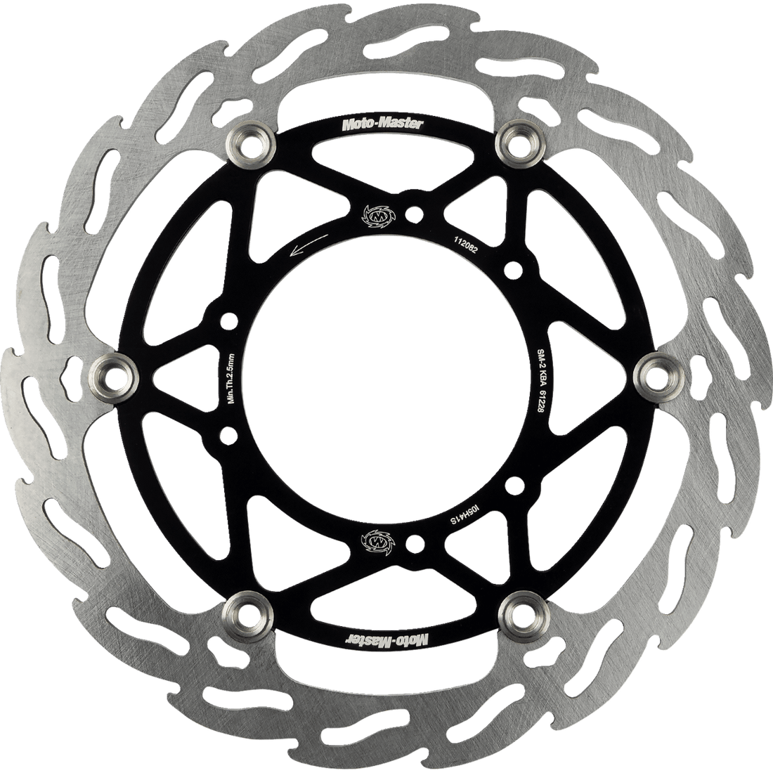 MOTO-MASTER Brake Rotor Front Flame