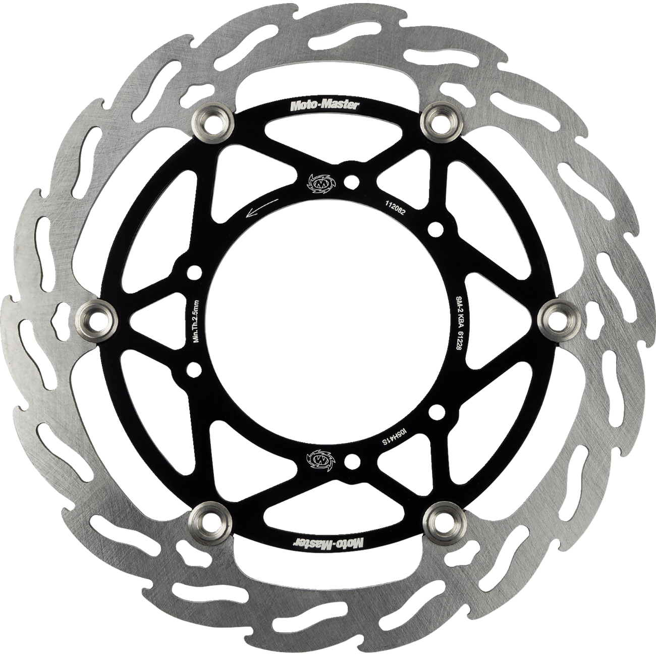 MOTO-MASTER Brake Rotor Front Flame