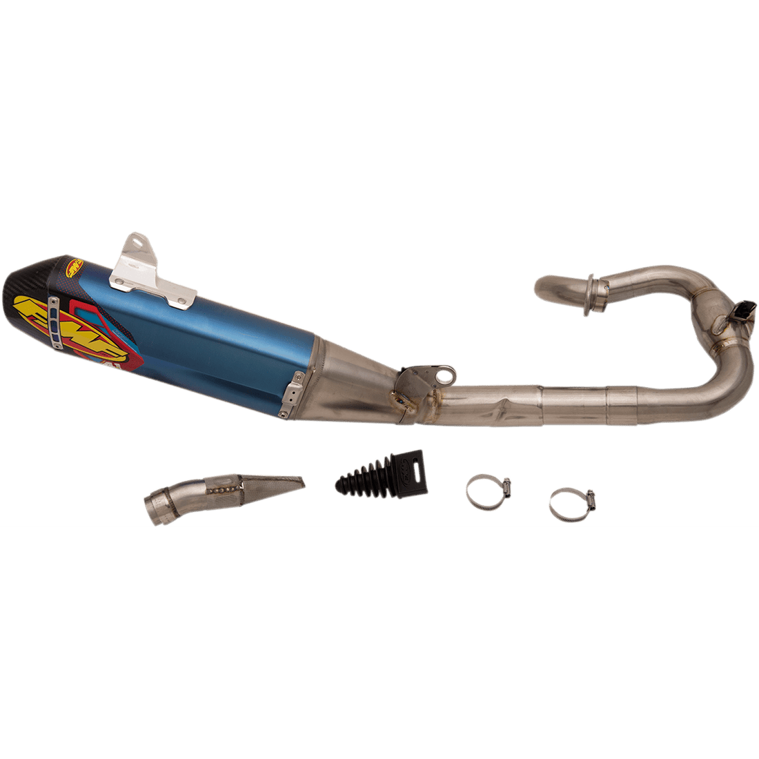 FMF 4.1 RCT Exhaust with MegaBomb Anodized Titanium 044457