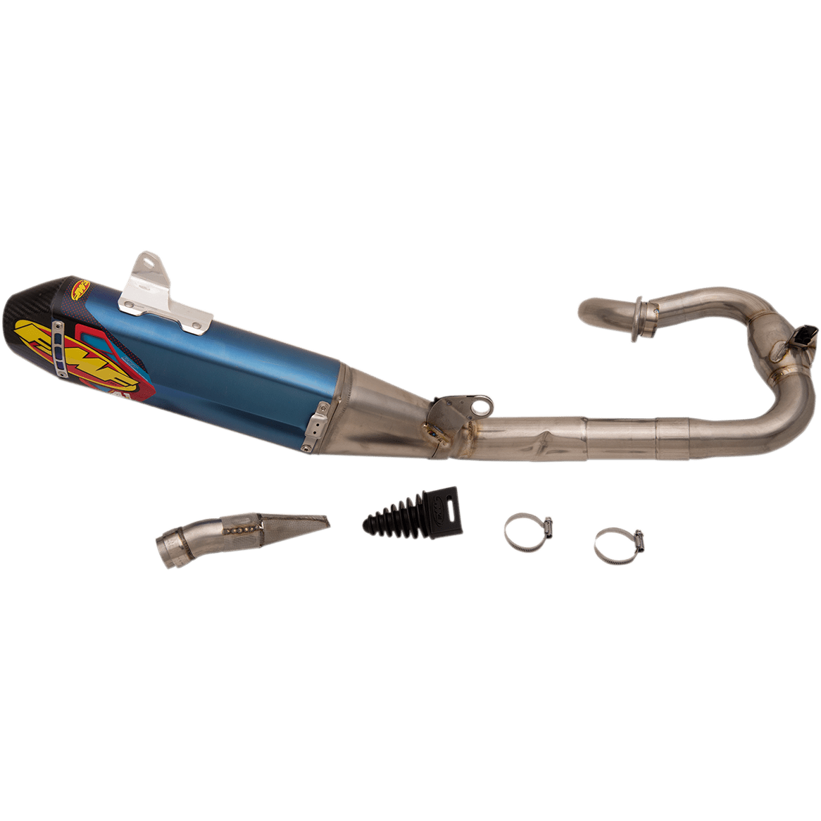 FMF 4.1 RCT Exhaust with MegaBomb Anodized Titanium 044457