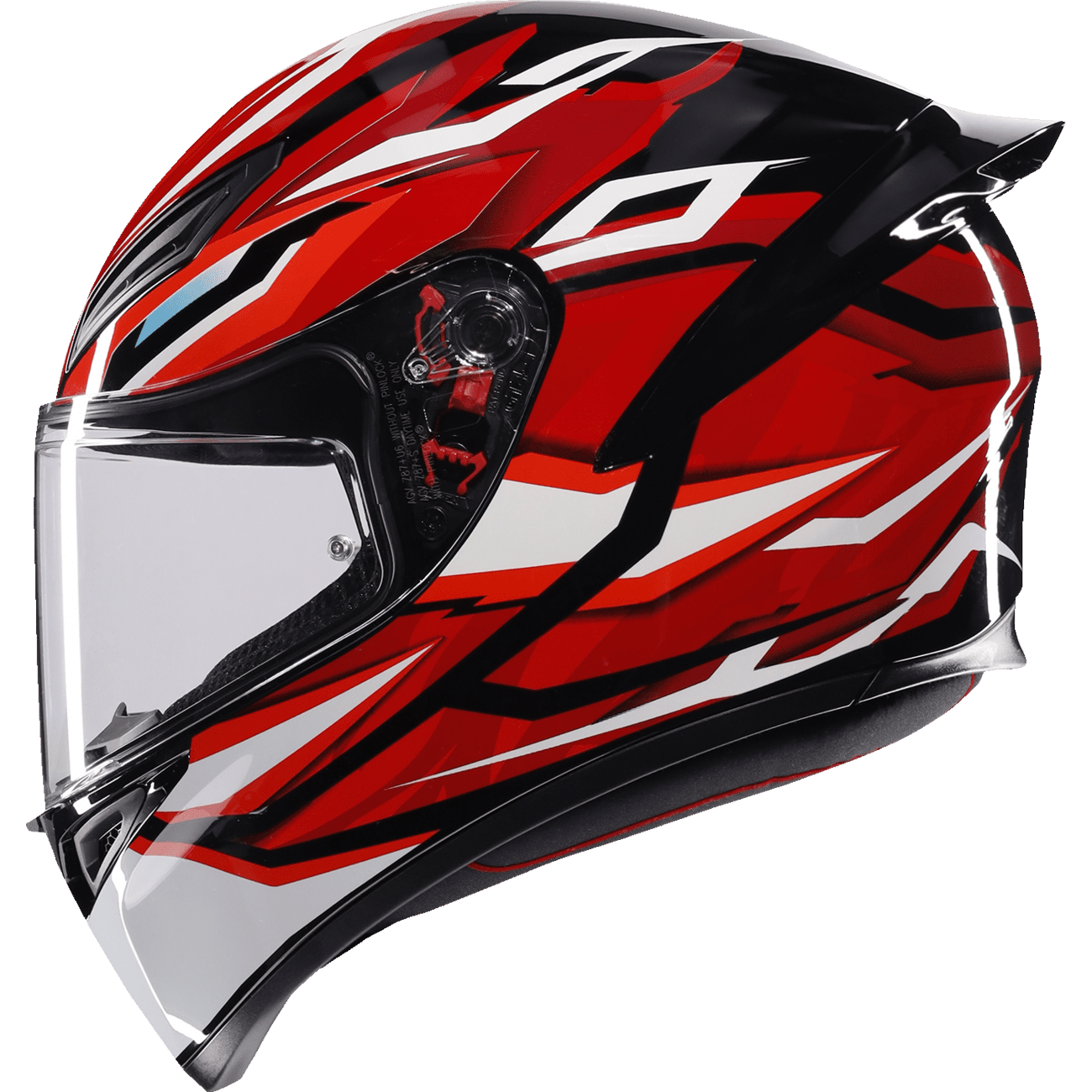 AGV K1 S Helmet Lion Black/Red/White Small 2118394003035S