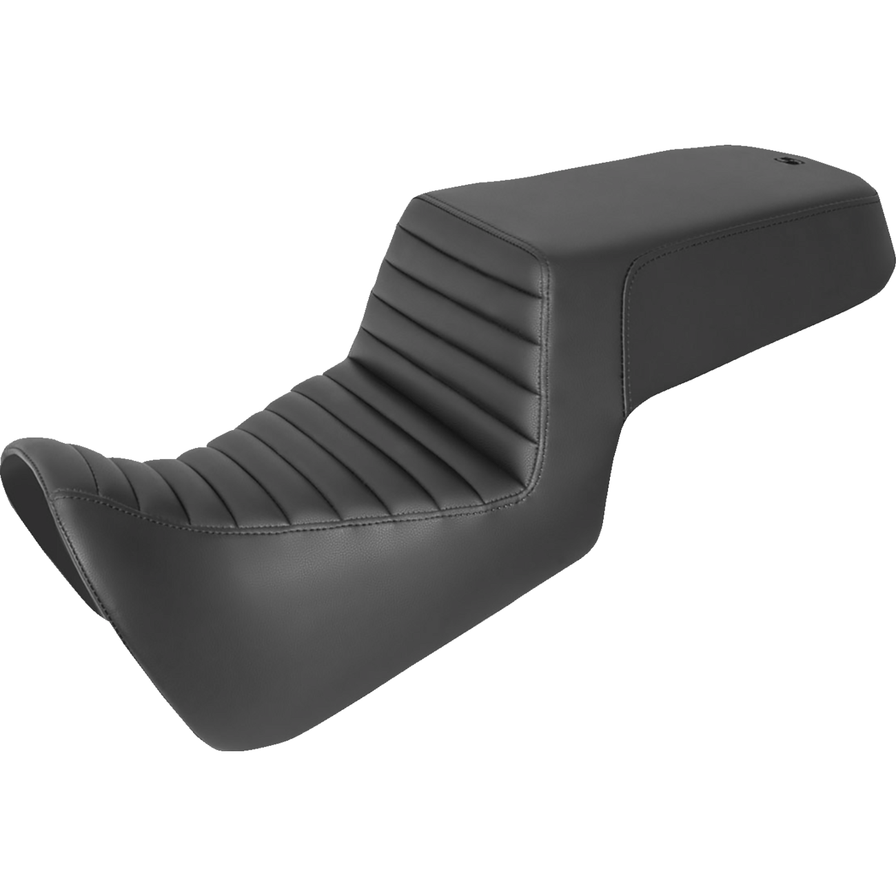 SADDLEMEN Step-Up Seat Front Tuck-n-Roll/Rear Smooth Black 82134171